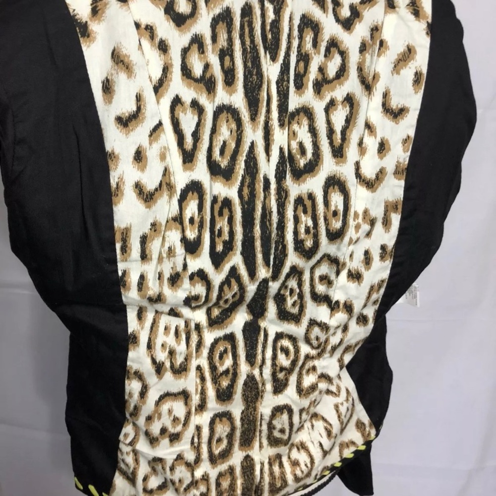 Roberto Cavalli Leather Jacket size 42 made Italy - Picture 6 of 7